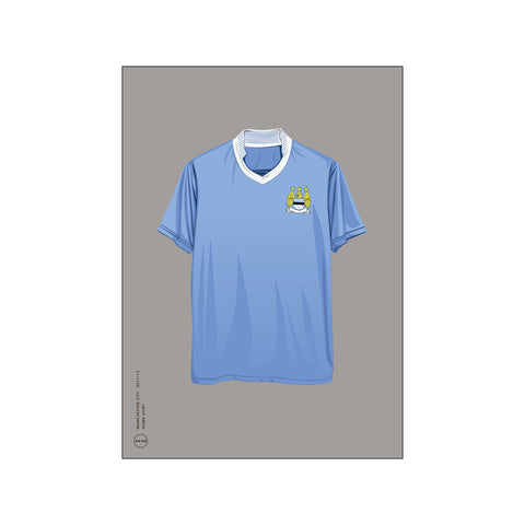 Man City - Home Shirt 2011/12 - Grey