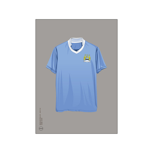 Man City - Home Shirt 2011/12 - Grey