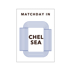 Matchday in Chelsea — Art print by Olé Olé from Poster & Frame