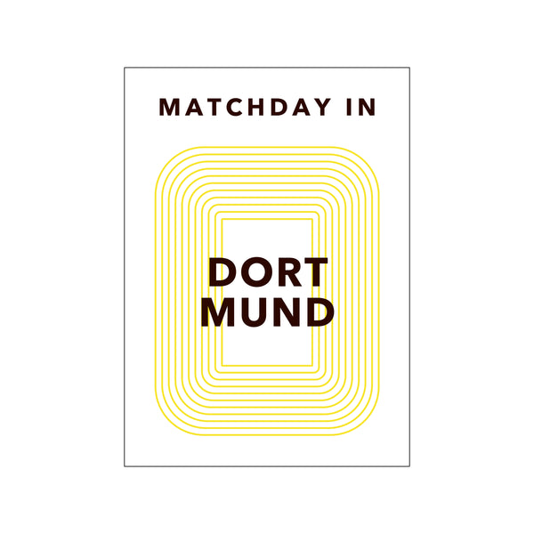 MATCHDAY IN DORTMUND — Art print by Olé Olé from Poster & Frame