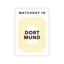 MATCHDAY IN DORTMUND — Art print by Olé Olé from Poster & Frame