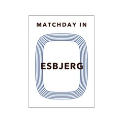 Matchday in Esbjerg — Art print by Olé Olé from Poster & Frame