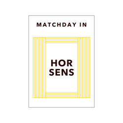 Matchday in Horsens — Art print by Olé Olé from Poster & Frame