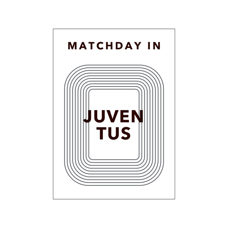 MATCHDAY IN JUVENTUS — Art print by Olé Olé from Poster & Frame