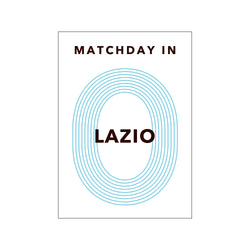 MATCHDAY IN LAZIO — Art print by Olé Olé from Poster & Frame
