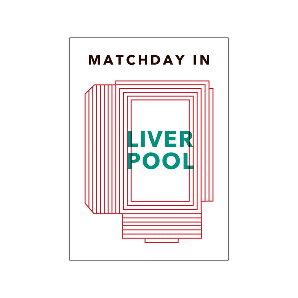MATCHDAY IN LIVERPOOL — Art print by Olé Olé from Poster & Frame