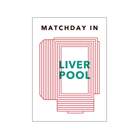 MATCHDAY IN LIVERPOOL — Art print by Olé Olé from Poster & Frame