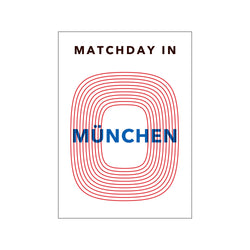 MATCHDAY IN MÜNCHEN — Art print by Olé Olé from Poster & Frame