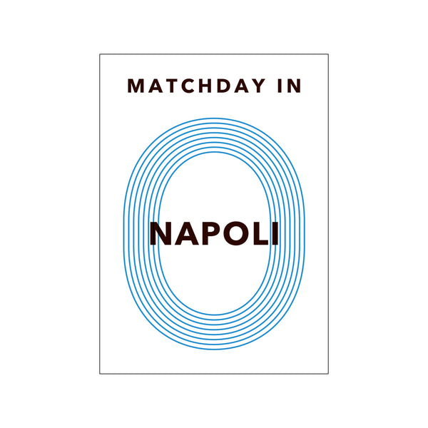 MATCHDAY IN NAPOLI — Art print by Olé Olé from Poster & Frame