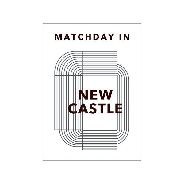 Matchday in Newcastle — Art print by Olé Olé from Poster & Frame