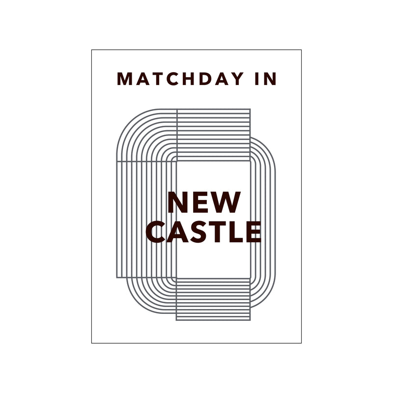 Matchday in Newcastle — Art print by Olé Olé from Poster & Frame
