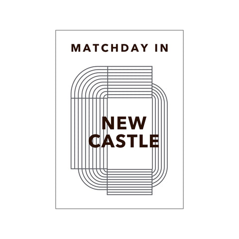 Matchday in Newcastle — Art print by Olé Olé from Poster & Frame