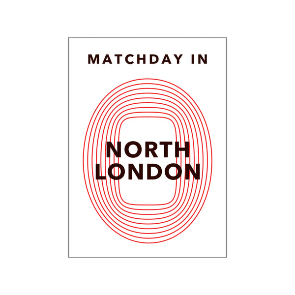 MATCHDAY IN NORTH LONDON — Art print by Olé Olé from Poster & Frame