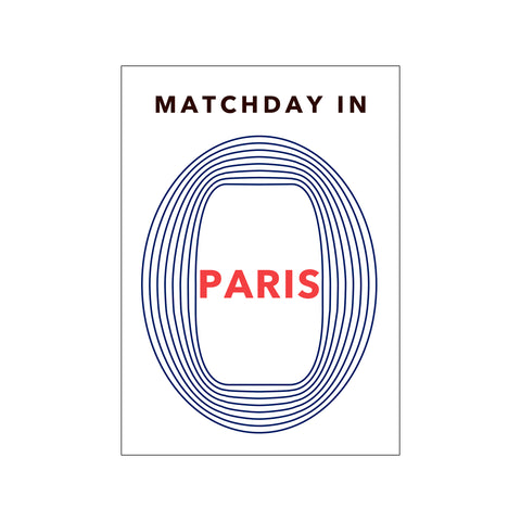 MATCHDAY IN PARIS — Art print by Olé Olé from Poster & Frame