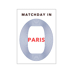 MATCHDAY IN PARIS — Art print by Olé Olé from Poster & Frame