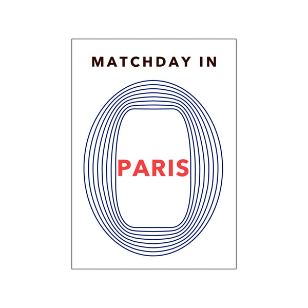 MATCHDAY IN PARIS — Art print by Olé Olé from Poster & Frame