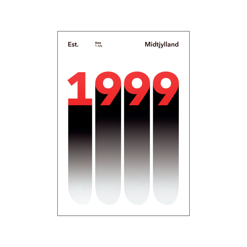 MIDTJYLLAND - 1999 — Art print by Olé Olé from Poster & Frame