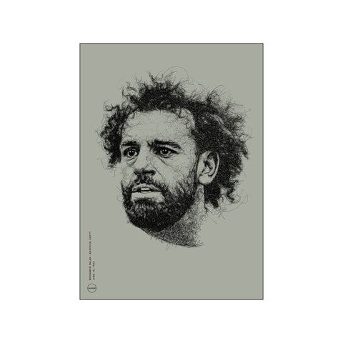 Mohamed Salah - Beige — Art print by Olé Olé from Poster & Frame