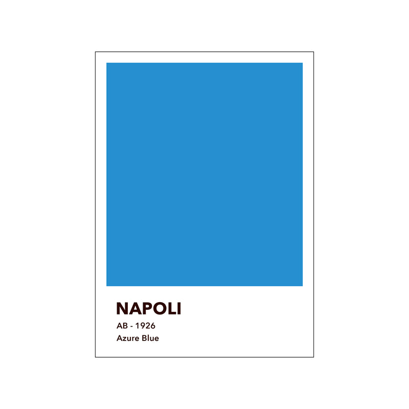 NAPOLI - AZURE BLUE — Art print by Olé Olé from Poster & Frame