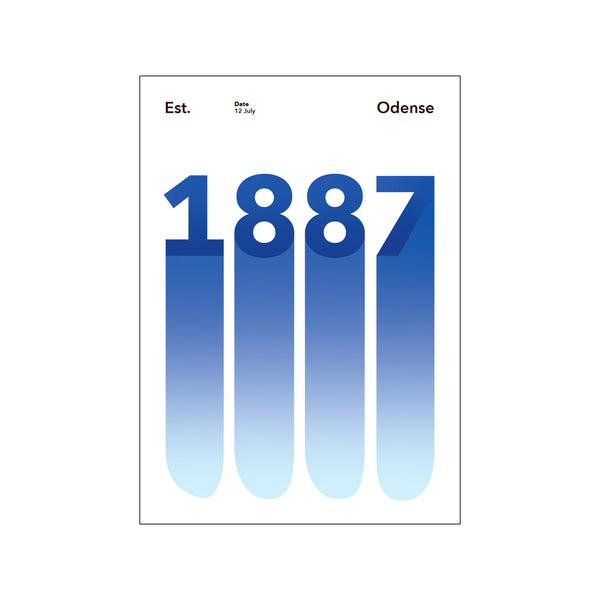 ODENSE - 1887 — Art print by Olé Olé from Poster & Frame