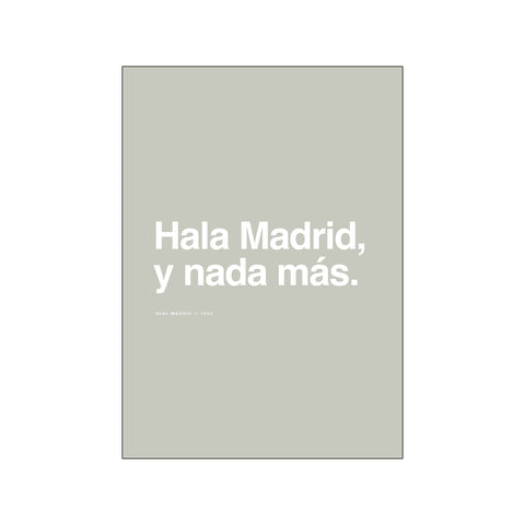 Real Madrid - Hala Madrid — Art print by Olé Olé from Poster & Frame