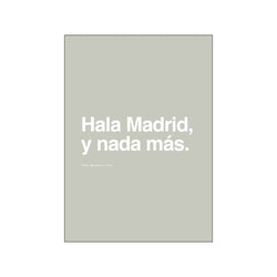 Real Madrid - Hala Madrid — Art print by Olé Olé from Poster & Frame