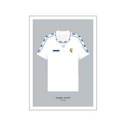 Real Madrid - Home Shirt 1994/96 — Art print by Olé Olé from Poster & Frame