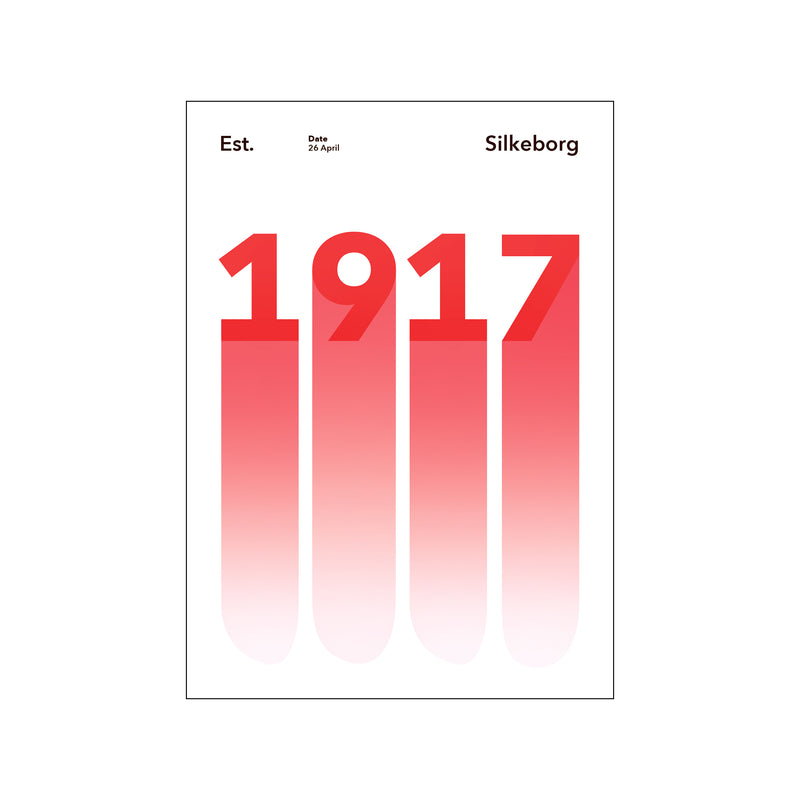 SILKEBORG - 1917 — Art print by Olé Olé from Poster & Frame