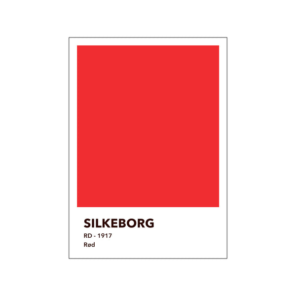 SILKEBORG - RØD — Art print by Olé Olé from Poster & Frame