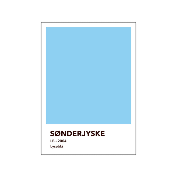 SØNDERJYSKE - LYSEBLÅ — Art print by Olé Olé from Poster & Frame
