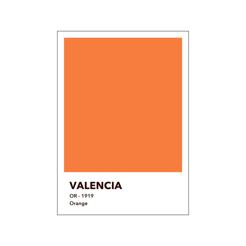 VALENCIA - ORANGE — Art print by Olé Olé from Poster & Frame