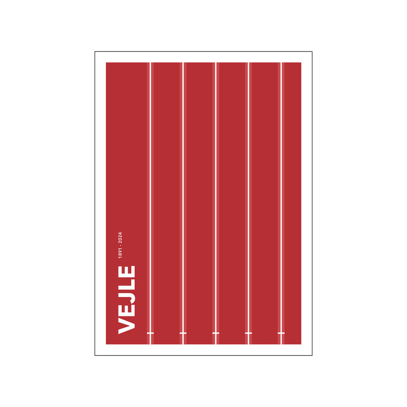 Vejle 1891-2024 — Art print by Olé Olé from Poster & Frame