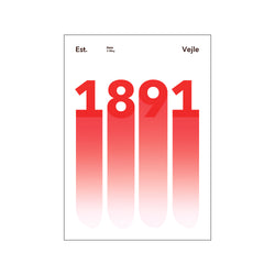 VEJLE - 1891 — Art print by Olé Olé from Poster & Frame