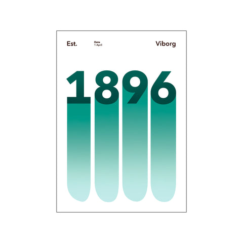 VIBORG - 1896 — Art print by Olé Olé from Poster & Frame