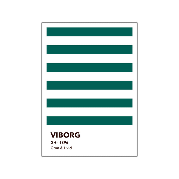 VIBORG - GRØN & HVID — Art print by Olé Olé from Poster & Frame