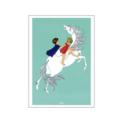 On Horse Back - Mio my Son — Art print by Astrid Lindgren from Poster & Frame