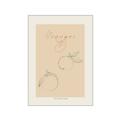 Oranges 01 — Art print by Emilie Luna from Poster & Frame