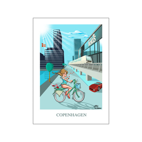 Ørestad City — Art print by Timmi Mensah from Poster & Frame