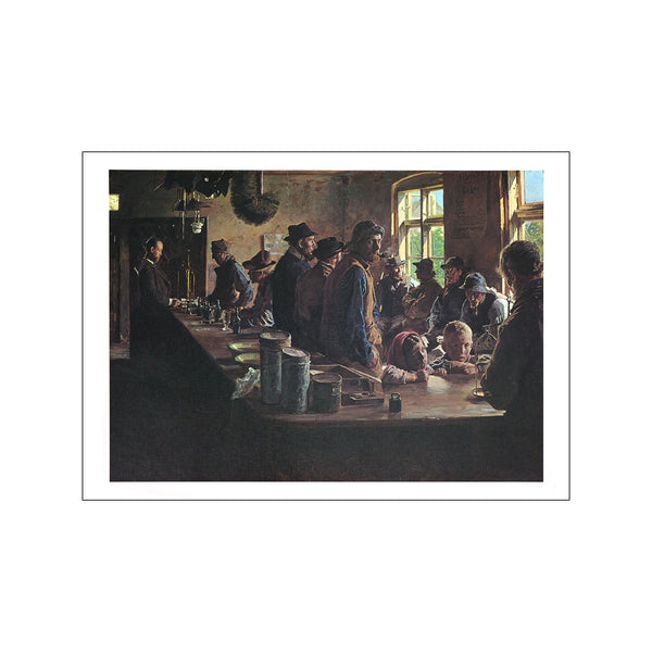 At the victuallers when there is no fishing — Art print by P. S. Krøyer from Poster & Frame