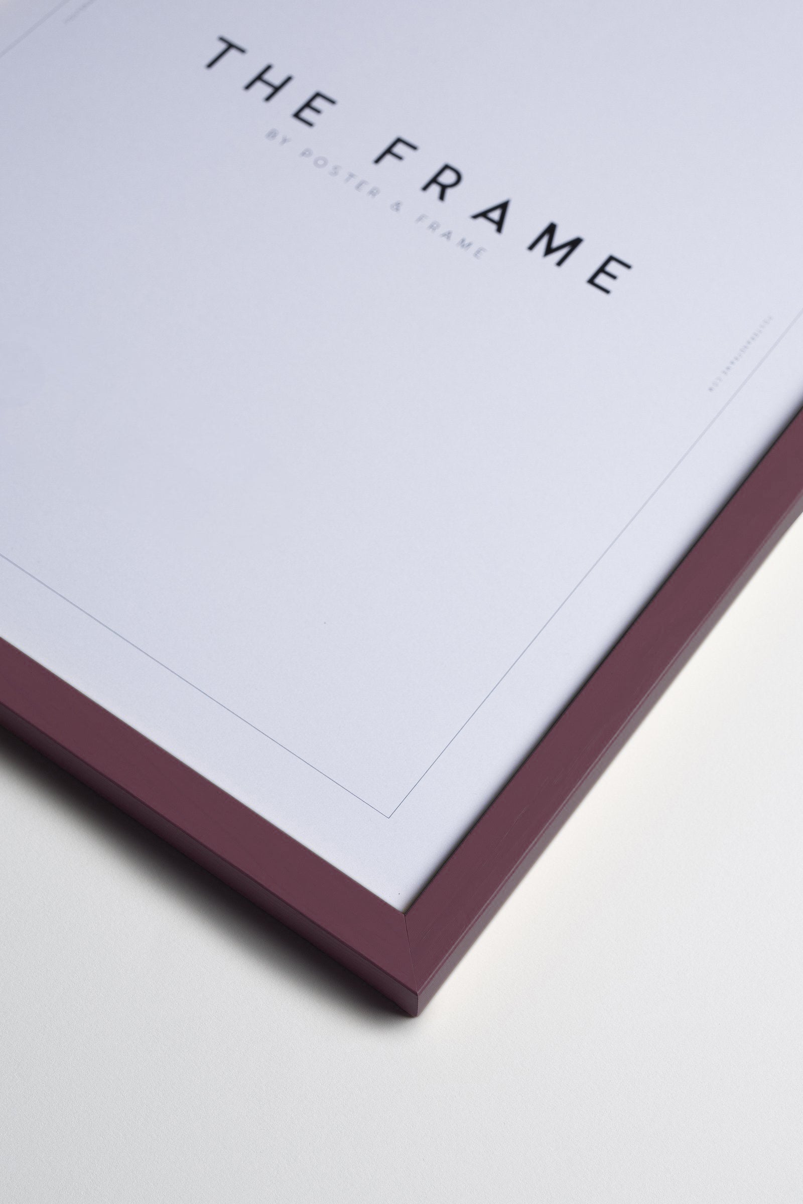 Porder Frame Plum Wood Frame – Poster & Frame Art Group