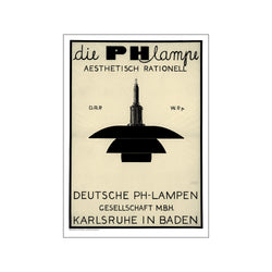 PH Lampe - Black — Art print by Permild & Rosengreen x Louis Poulsen from Poster & Frame