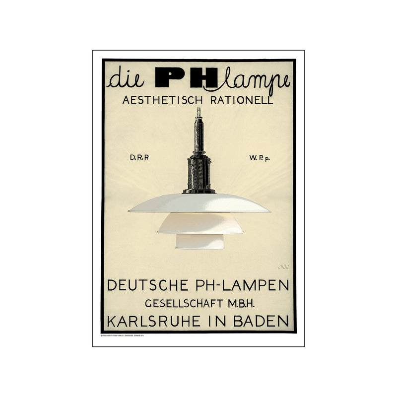 PH Lampe - White — Art print by Permild & Rosengreen x Louis Poulsen from Poster & Frame