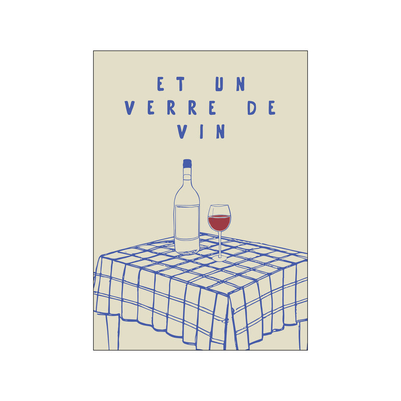 Et Un Verre de Vin — Art print by Permild & Rosengreen from Poster & Frame