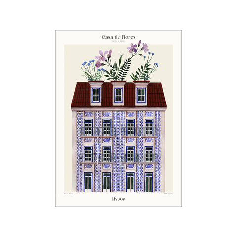Matos - Casa de flores - Lisboa II — Art print by PSTR Studio from Poster & Frame