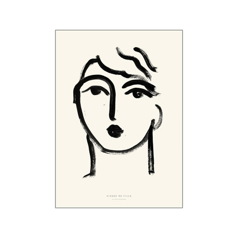 Coco - Visage de Fille — Art print by PSTR Studio from Poster & Frame