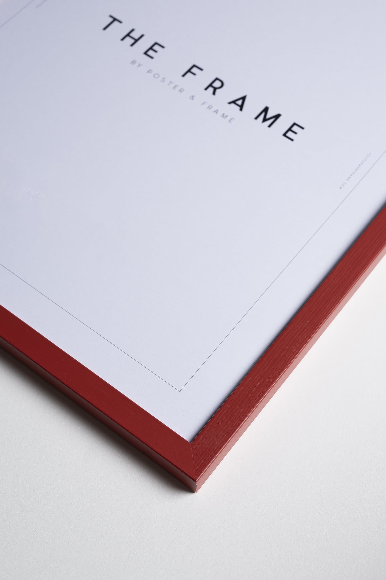 Red Wood Frame – Poster & Frame Art Group