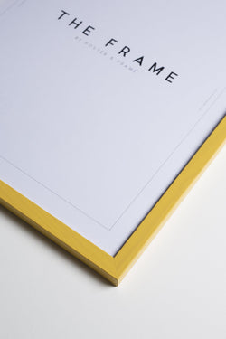 Yellow Wood Frame — Custom Sizes