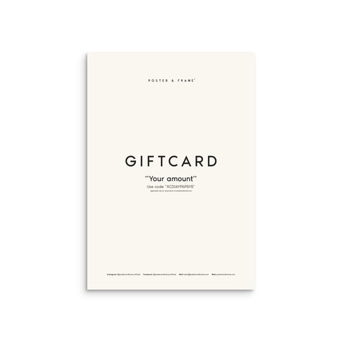 Giftcard — Print yourself (-10%)