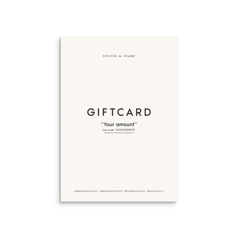 Print Your Own Gift Card