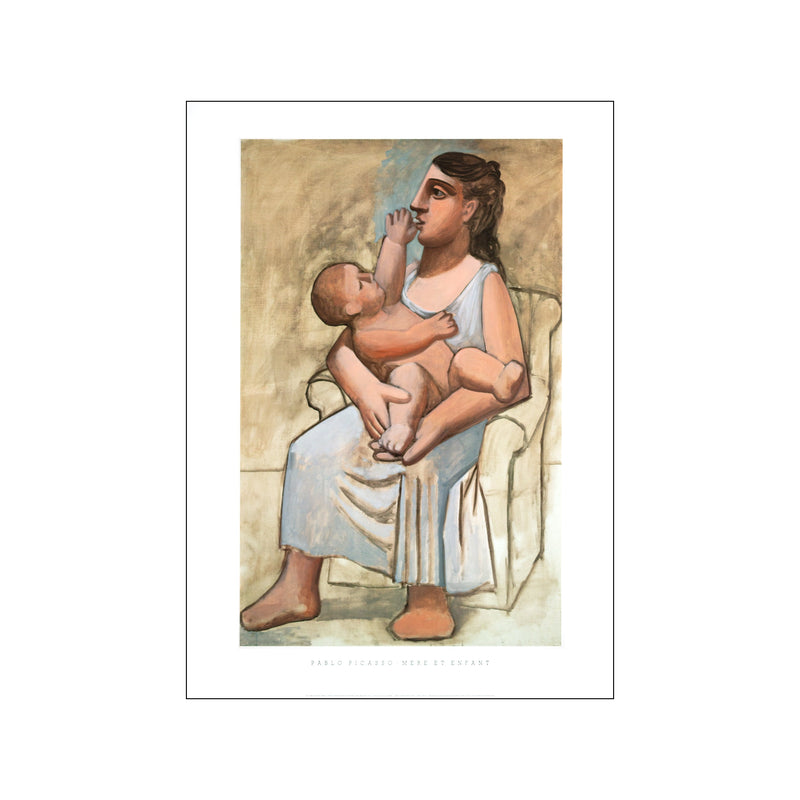 Mere et enfant — Art print by Picasso from Poster & Frame